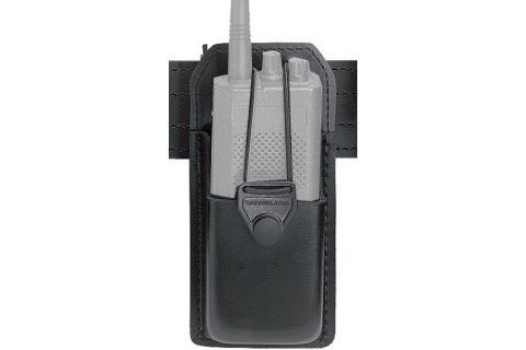 Safariland 762 Radio Carrier with Formed Pouch and Swivel Basketweave Black 