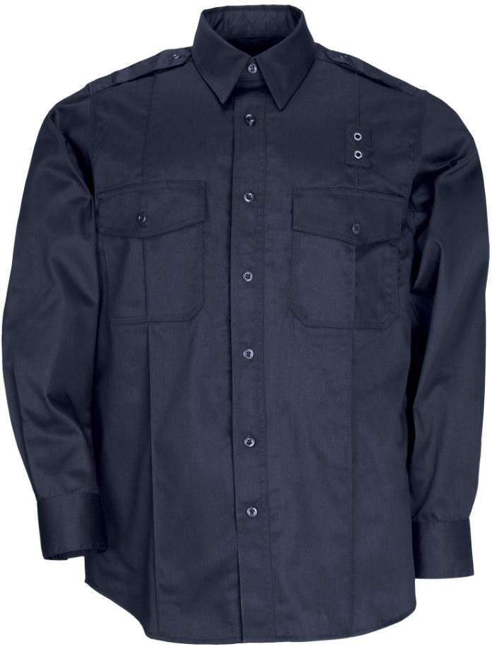 5.11 Taclite PDU Class A Shirt L/S - Midnight Navy, Levinson's Uniforms