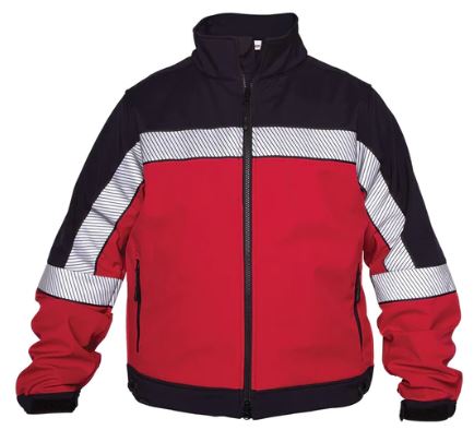 Elbeco Shield Color Block Soft Shell - Red/Navy, Levinson's Uniforms