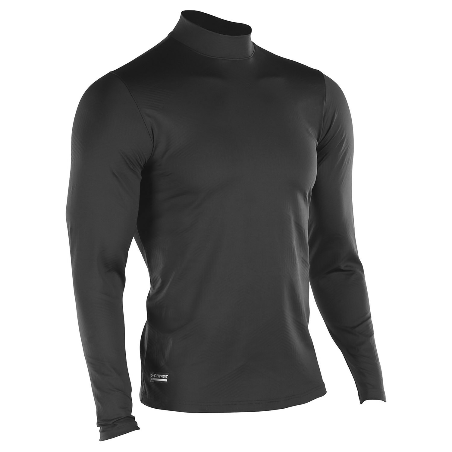 UA Coldgear Infrared Tactical Fitted Mock - Black, Levinson's Uniforms